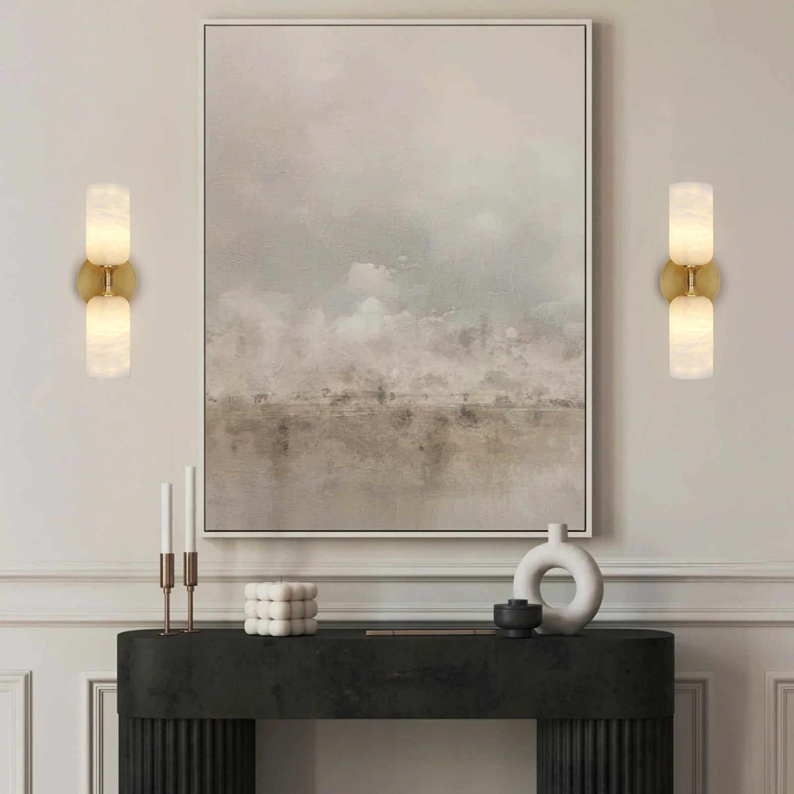 Axis Alabaster Wall Sconce 13.9"