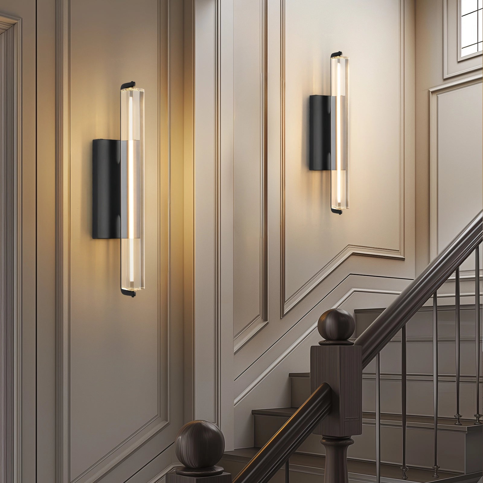 Clara Glow Crystal Single Wall Sconce 19"