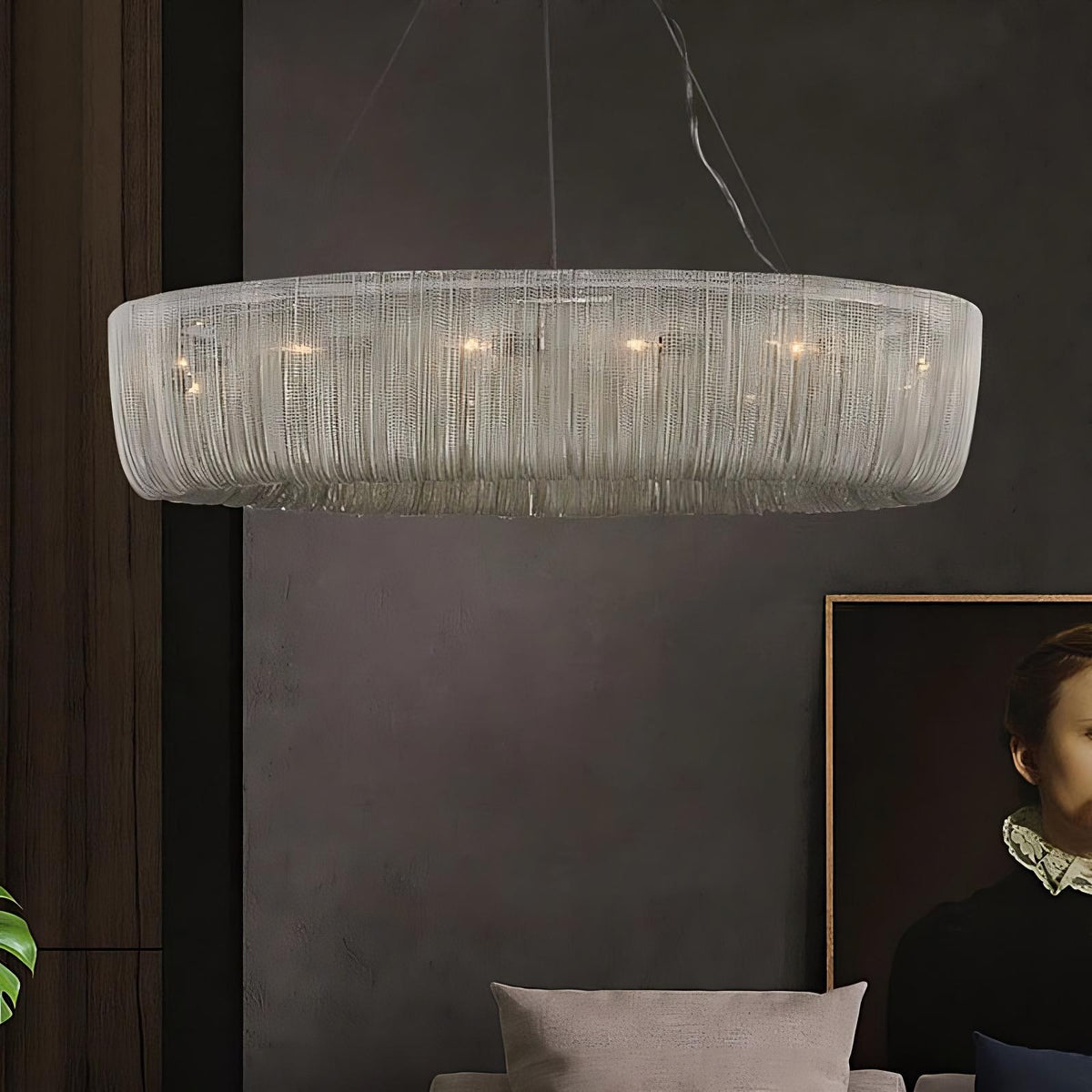Teresa Cadena Chain Tassel Chandelier