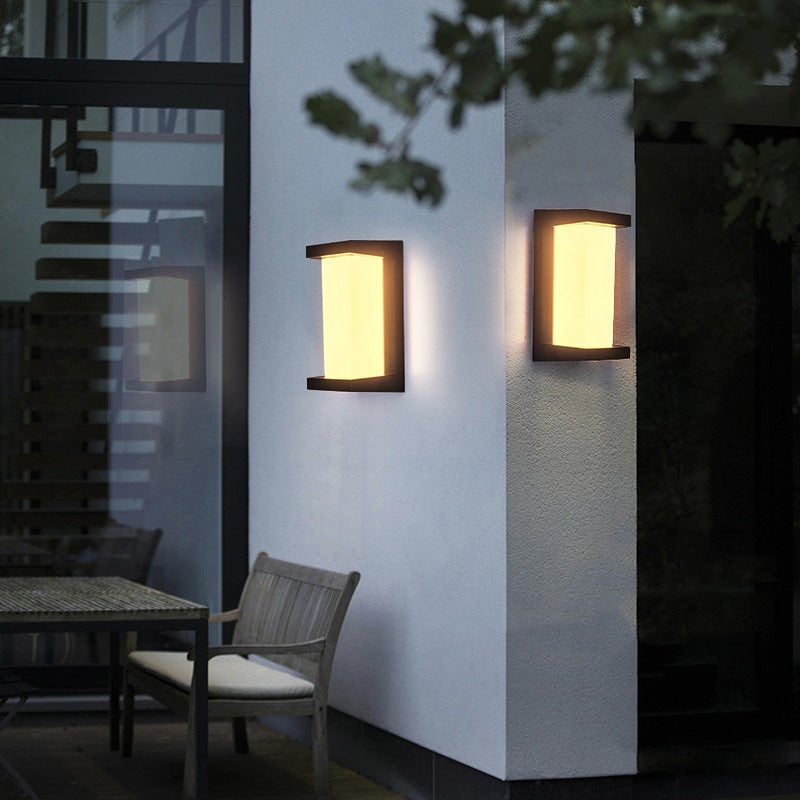 Infinityx Geometric Waterproof Outdoor Wall Light