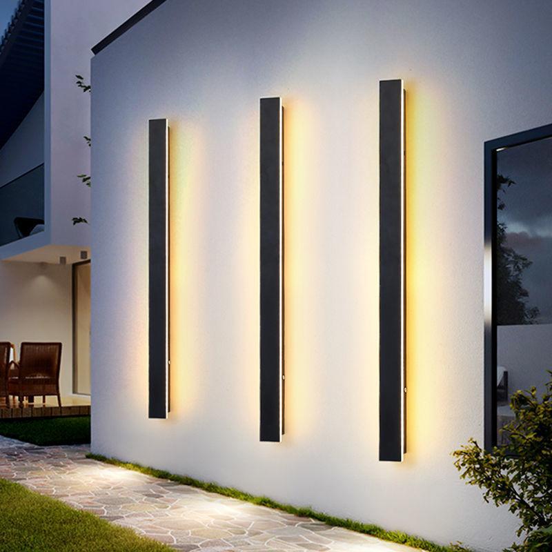Polarium Linear Waterproof Outdoor Wall Light