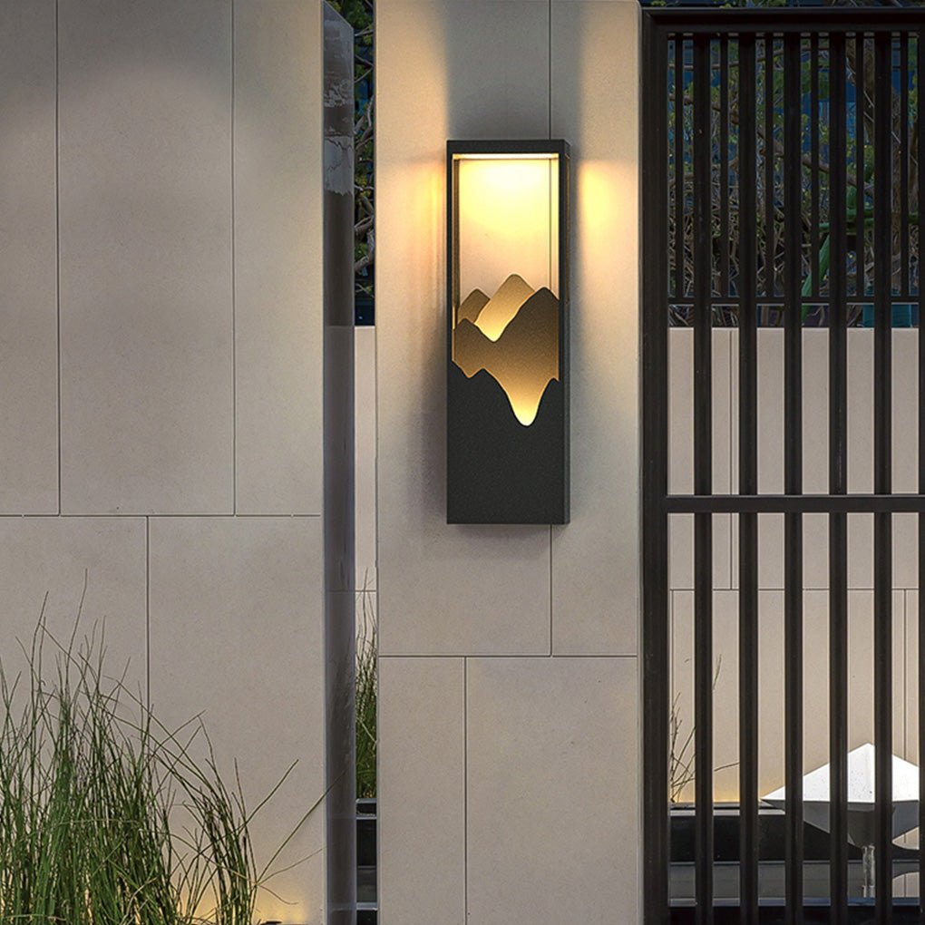 Terranea Mountain Scenery Outdoor Wall Light