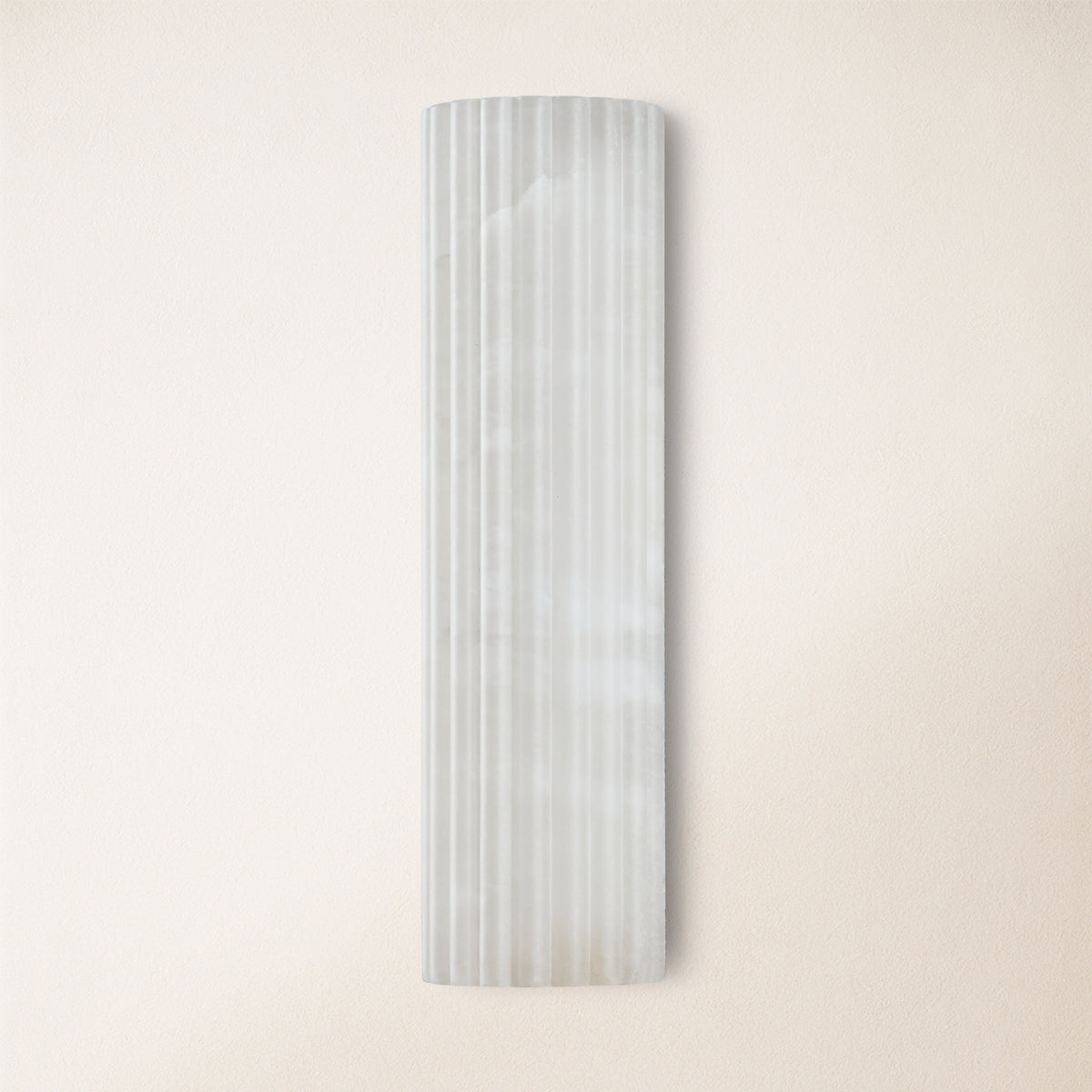 Luminare Resin Fluted Wall Sconce 12"H