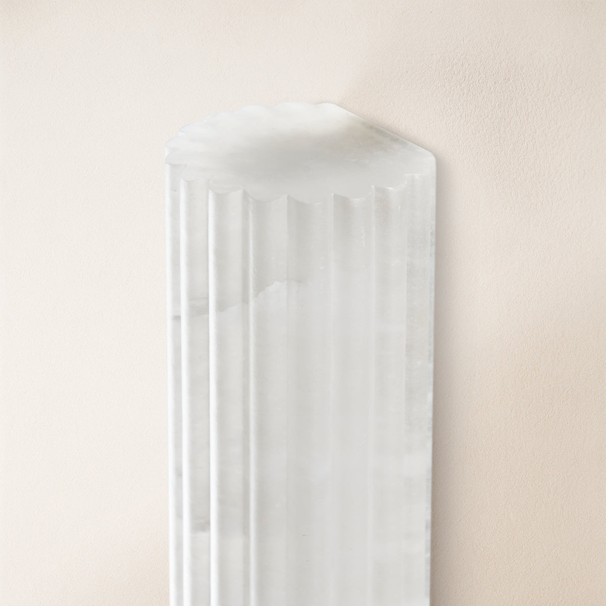 Luminare Resin Fluted Wall Sconce 12"H