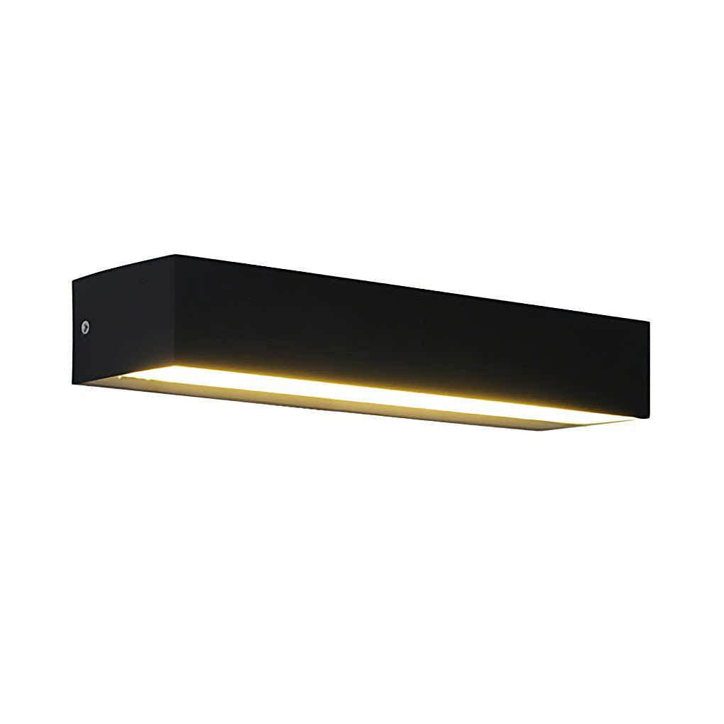 Hailguard Matte Rectangle LED Outdoor Wall Light