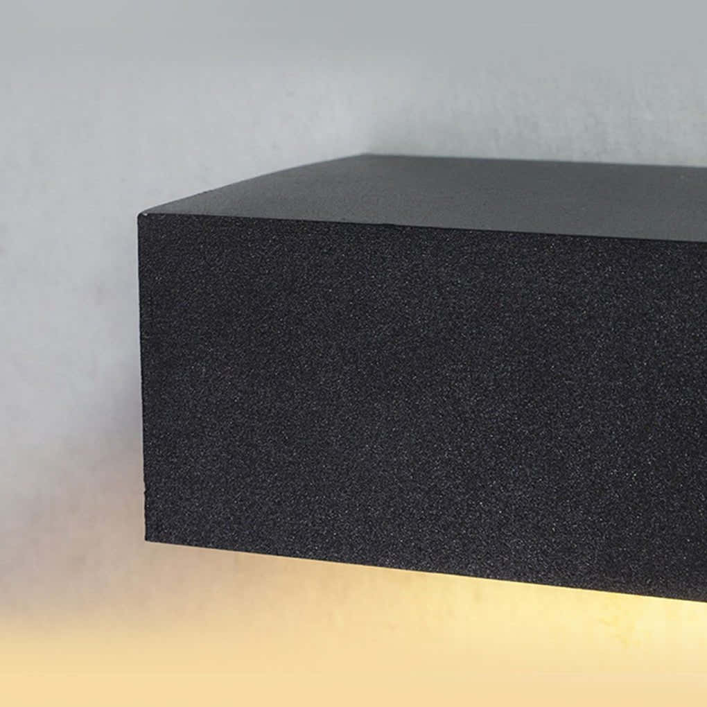 Hailguard Matte Rectangle LED Outdoor Wall Light
