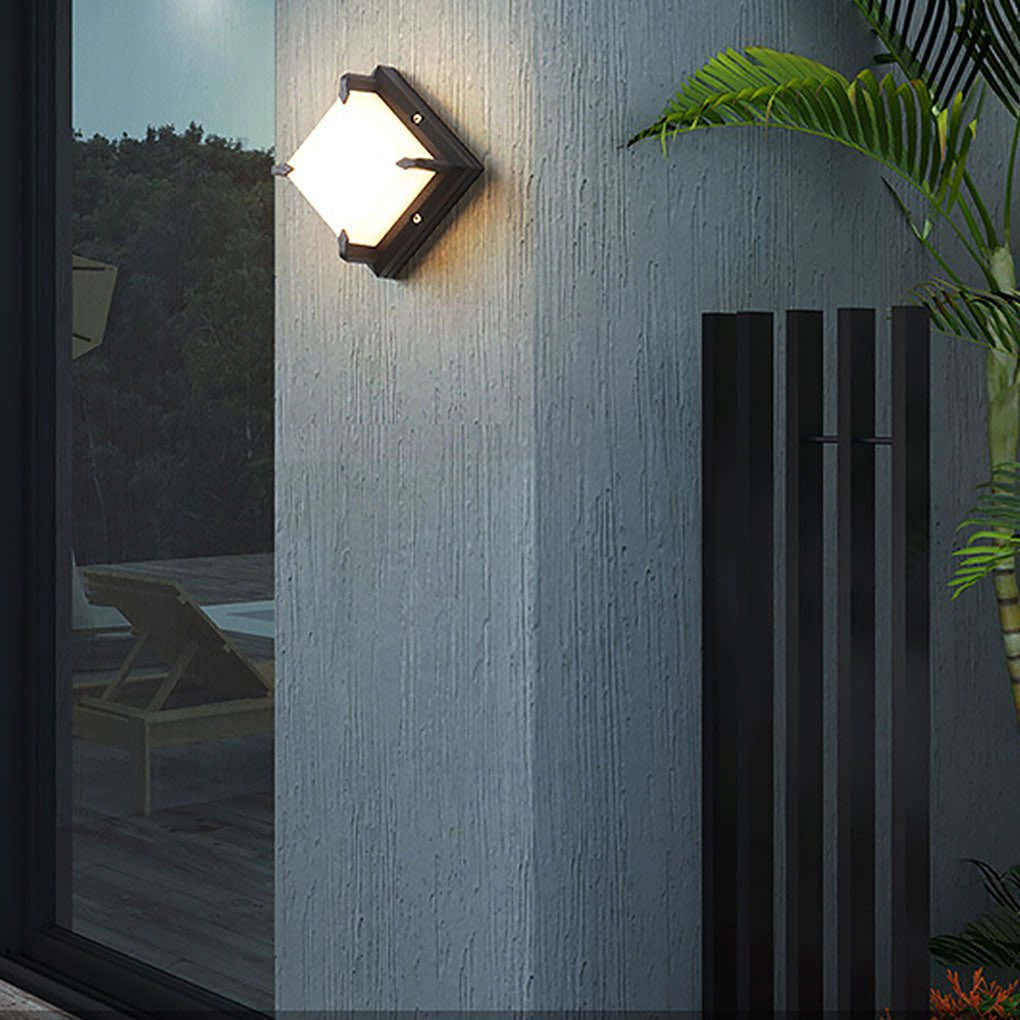 Frostgleam Diamond LED Outdoor Wall Light