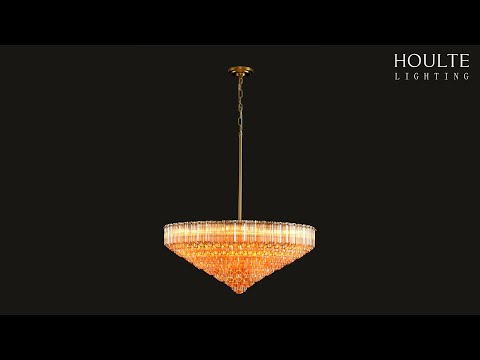 Ethereal Crystal Radiance Round Chandelier 30"D