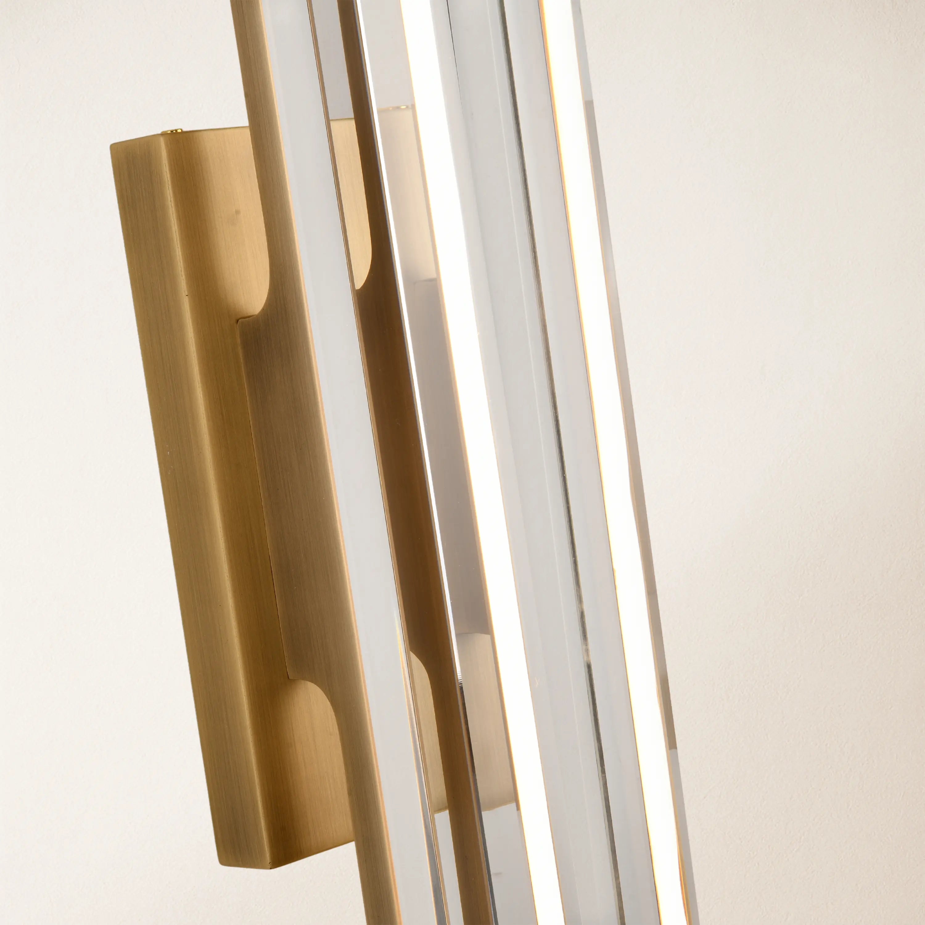 Clara Glow Crystal Double Wall Sconce 19"