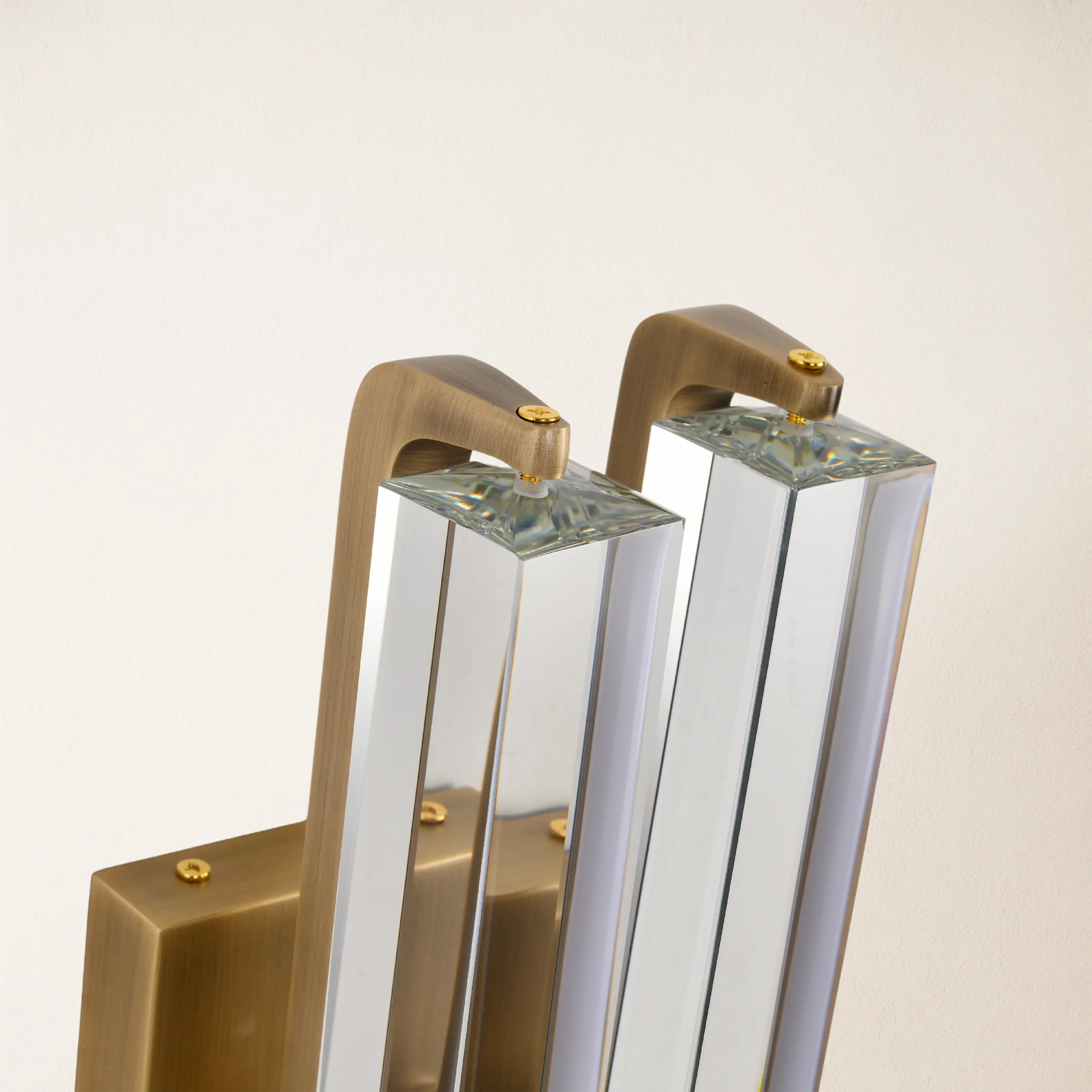 Clara Glow Crystal Double Wall Sconce 19"