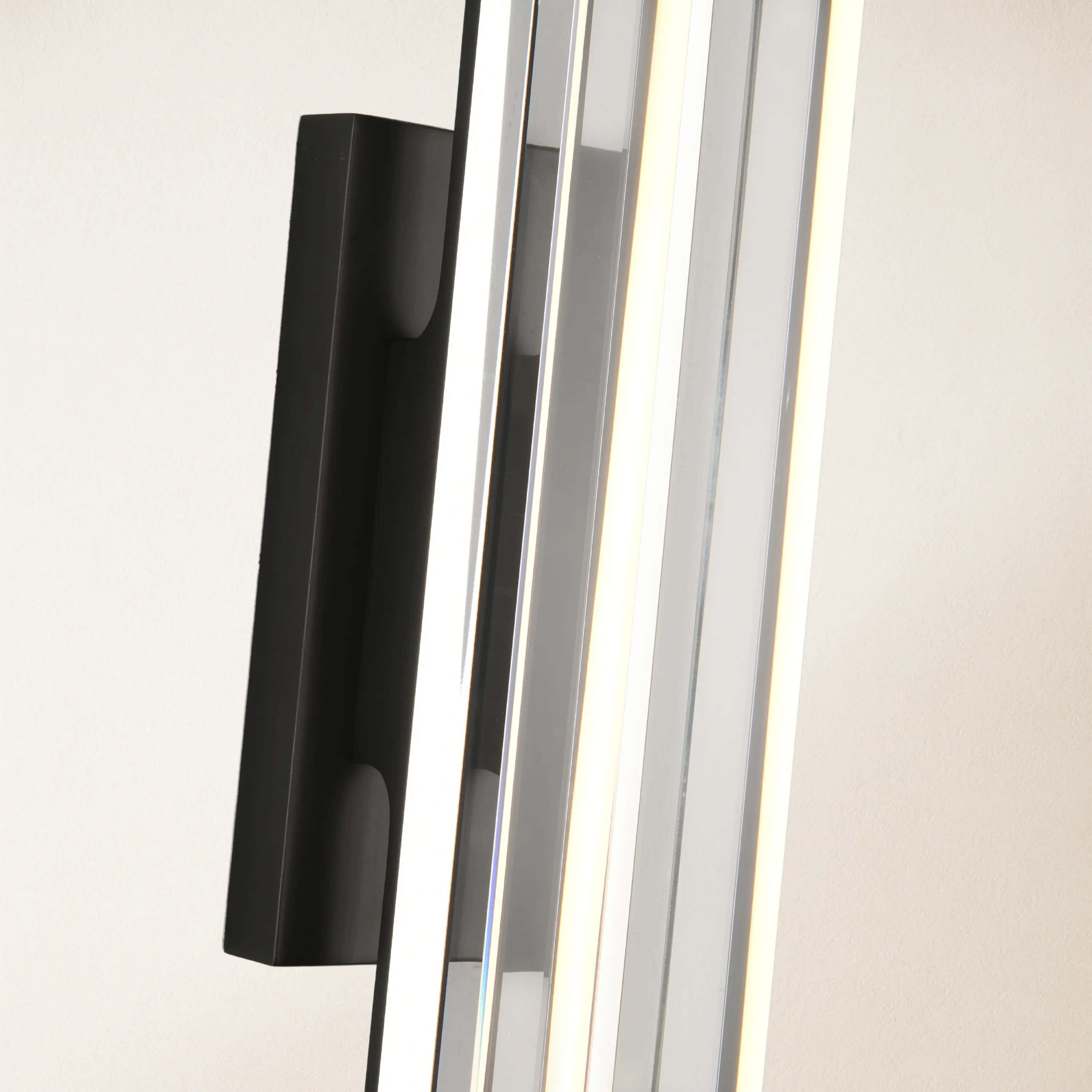 Clara Glow Crystal Double Wall Sconce 19"