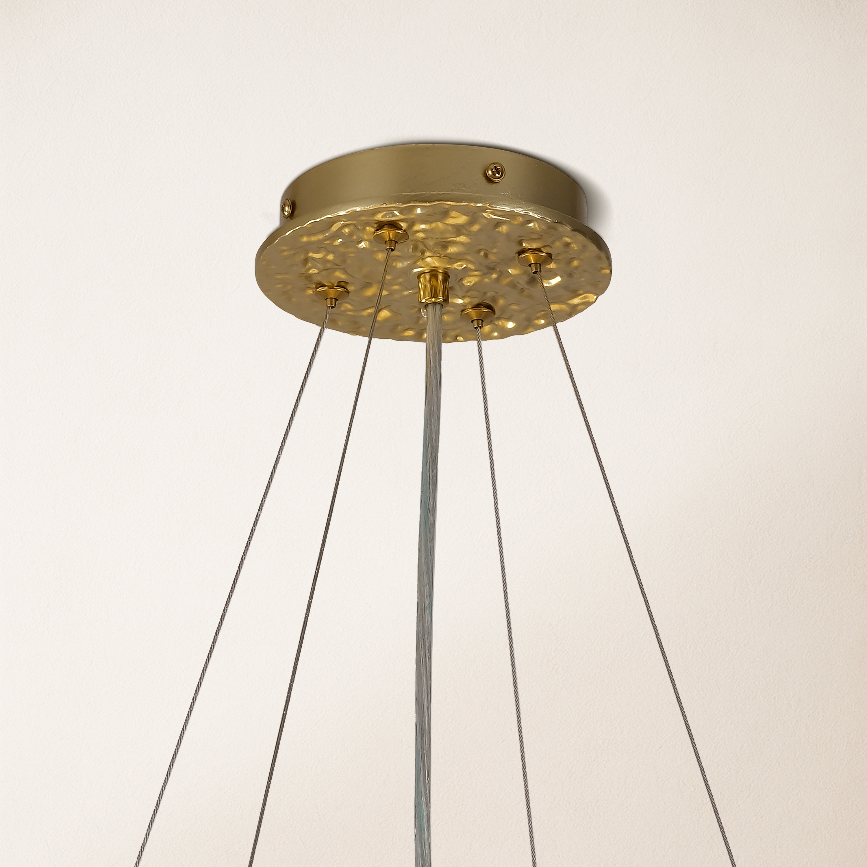 Twilight Branches Ceramic Glow Round Chandelier 24"D