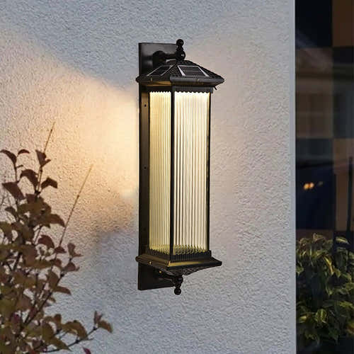 Prismyn IP55 Waterproof Solar Outdoor Wall Light