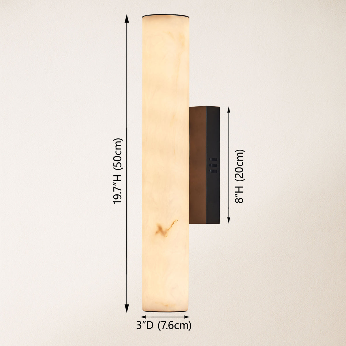 Sylvia Palladian Resin Wall Sconce 20"H size-image