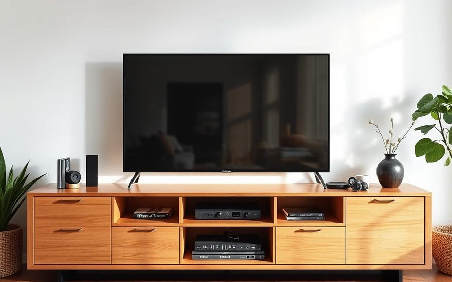 what size media console for 75 inch tv