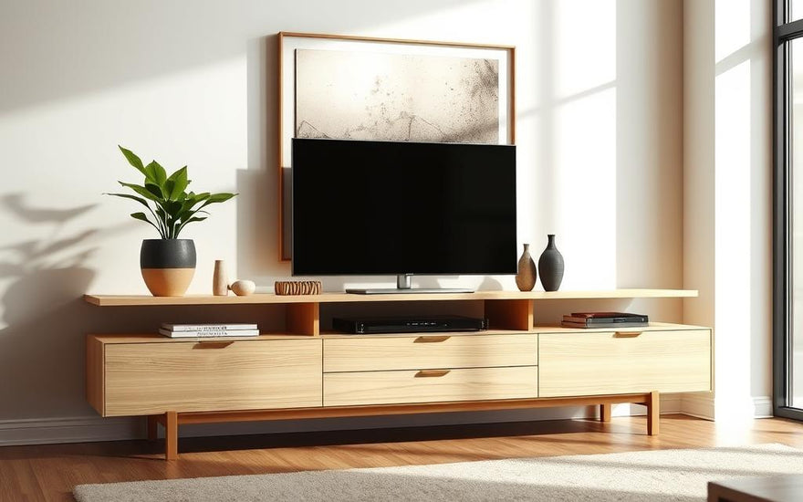how to style a media console