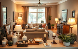 how to decorate a sideboard in a living room