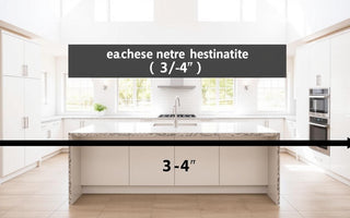 how much space between cabinets and island
