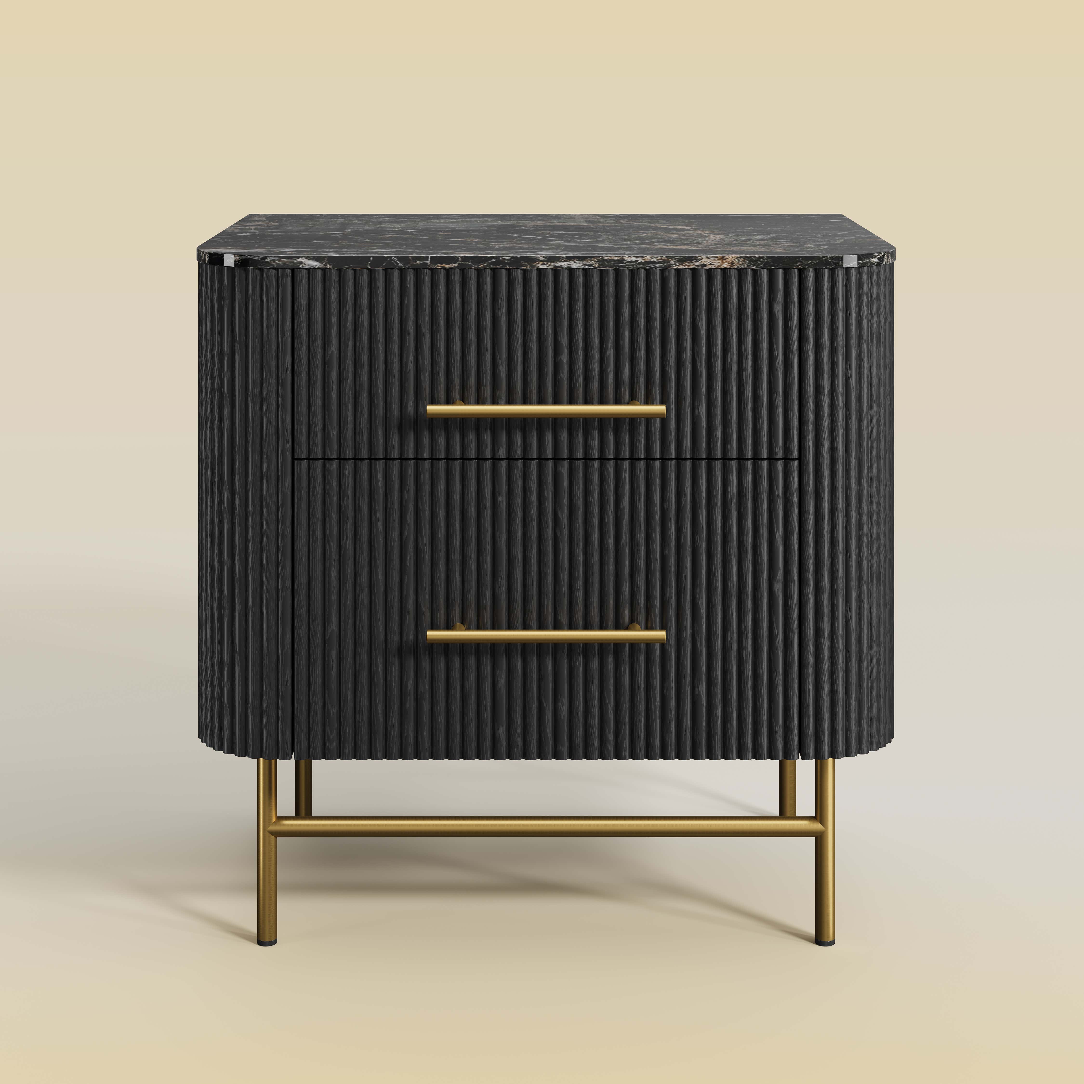 Ewan Sintered Stone Nightstand 26"W