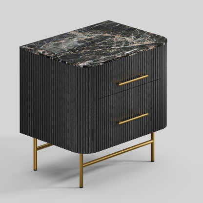 Ewan Sintered Stone Nightstand 26"W
