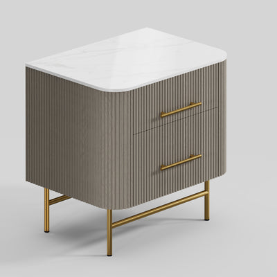 Ewan Sintered Stone Nightstand 26"W