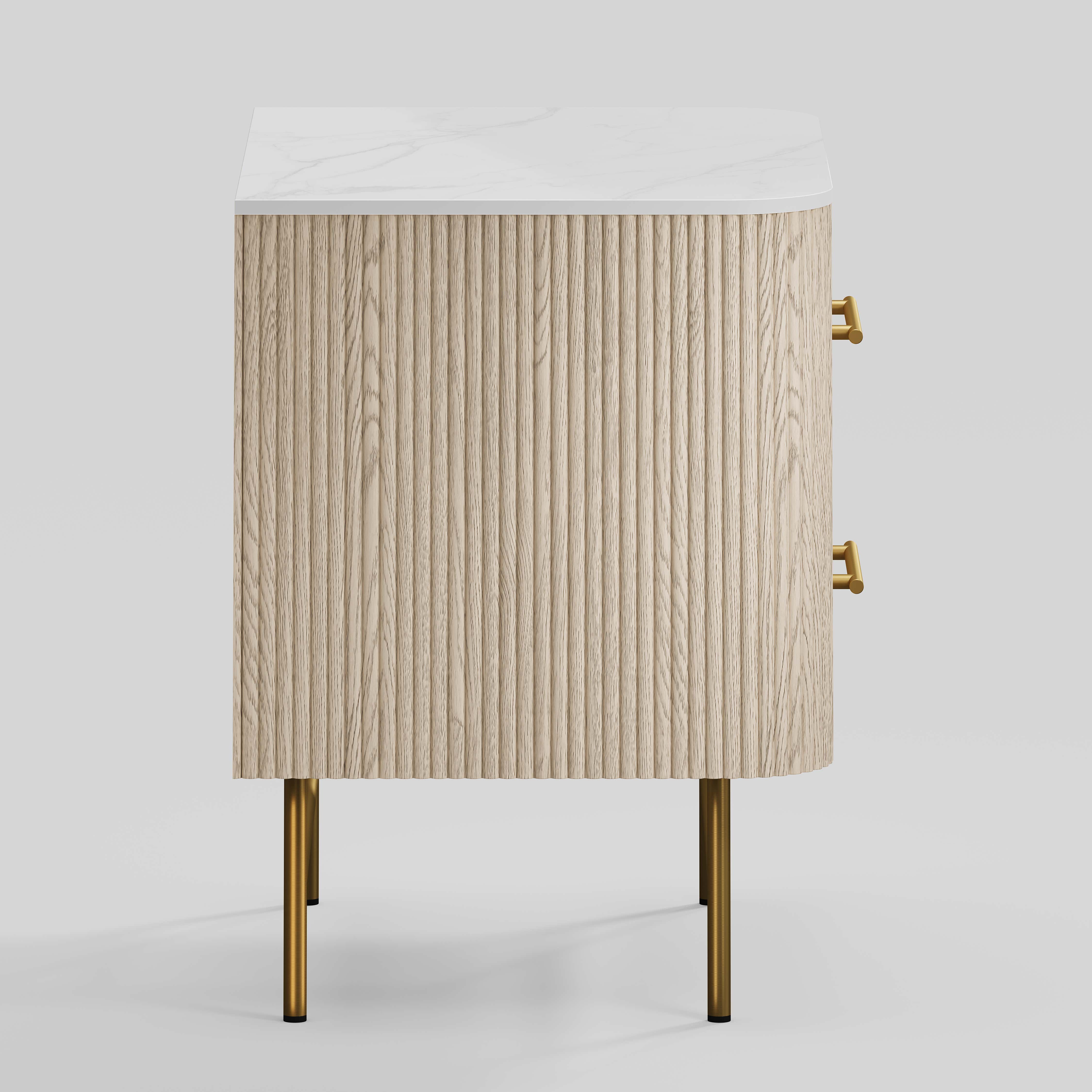 Ewan Sintered Stone Nightstand 26"W