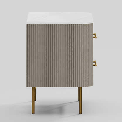 Ewan Sintered Stone Nightstand 26"W