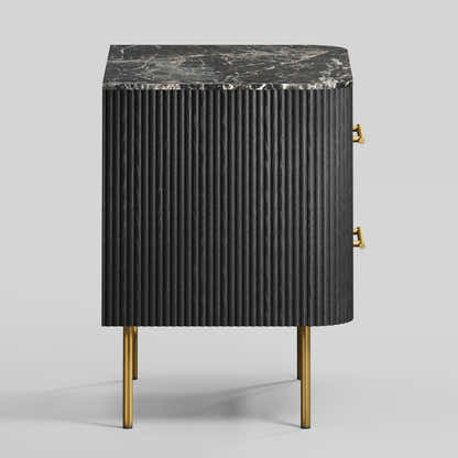 Ewan Sintered Stone Nightstand 26"W
