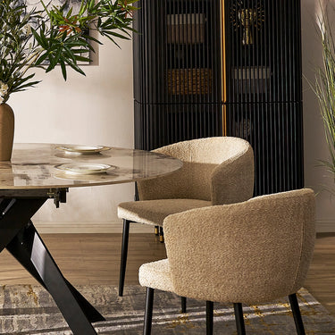 Labarthe Round Sintered Stone Dining Table 63"