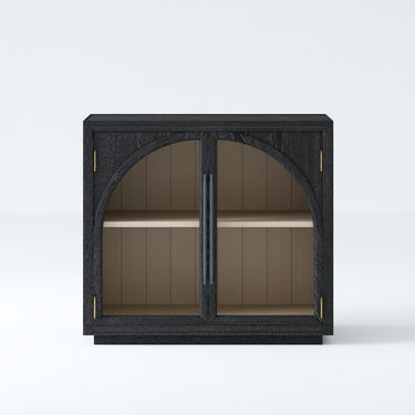 Alvar Arched Oak  Media Console（Set of 2）