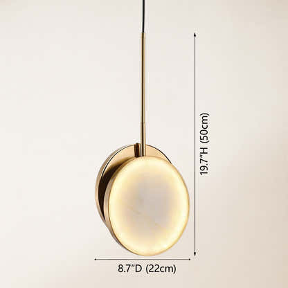 Mintreux Moonshade Alabaster Pendant 8''D