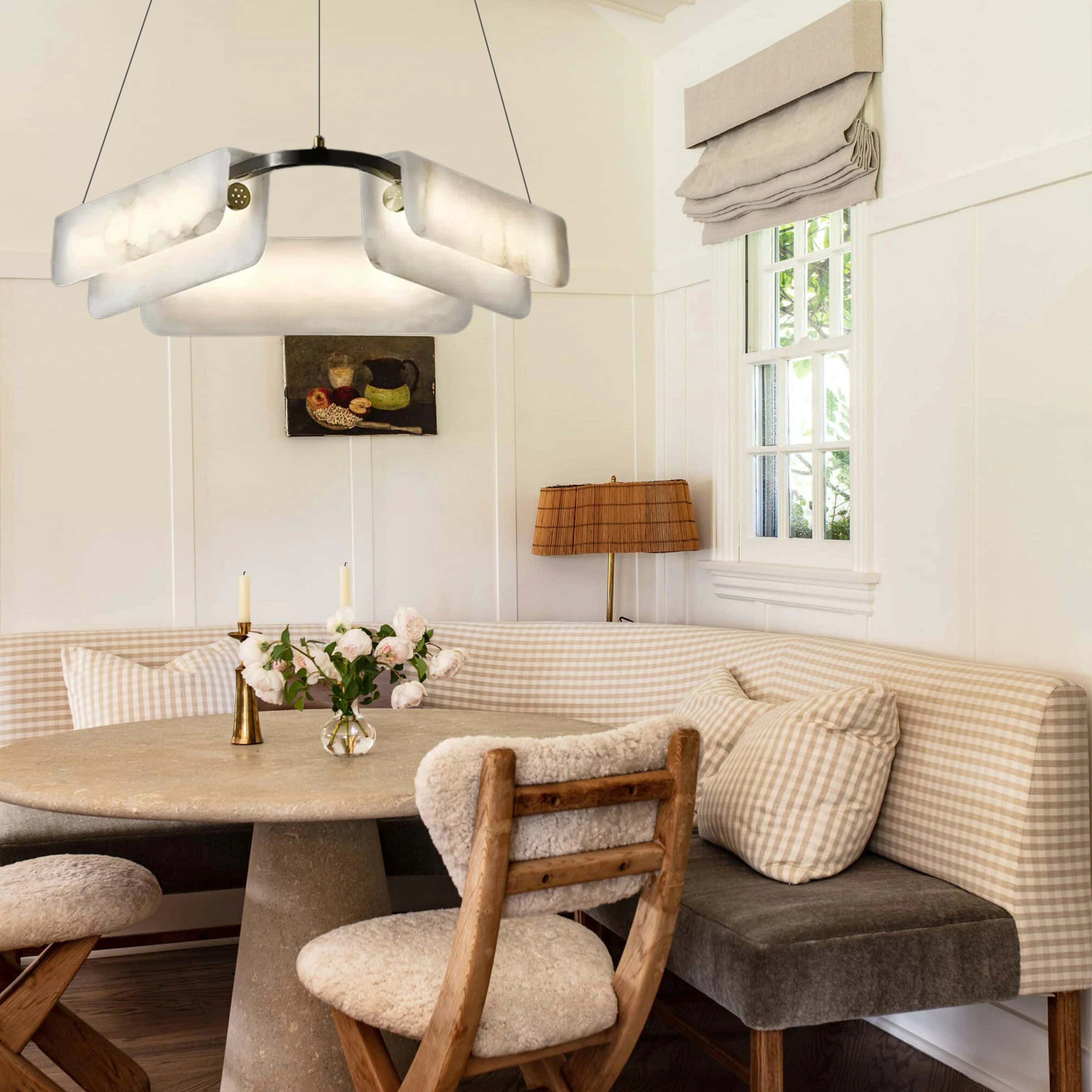 Deli Alabaster Chandelier 32″