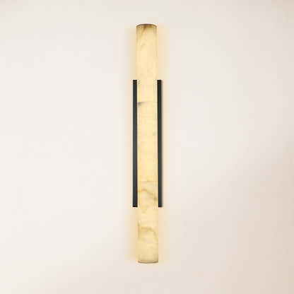 Sylvia Palladian Alabaster Wall Sconce 36"H