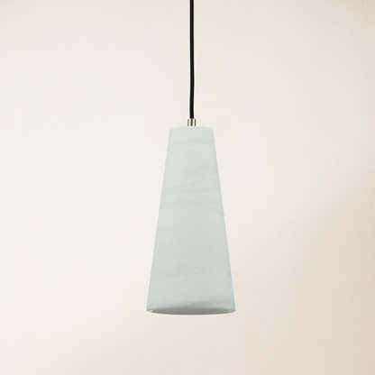 Capus Conical Alabaster Pendant 10''H