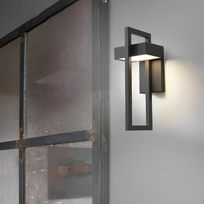 Aqualith Rectangular Minimalist Outdoor Wall Light
