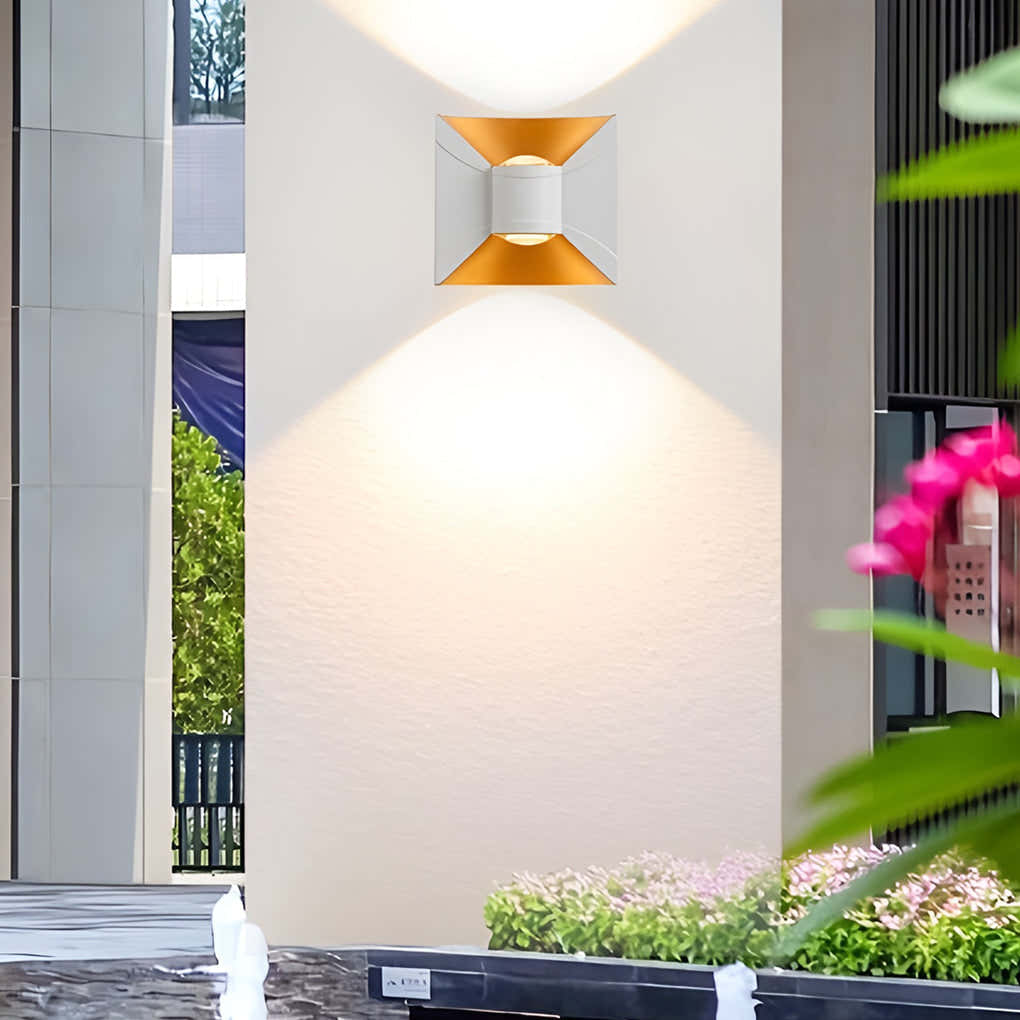 Sentinelume Square Outdoor Up Down Wall Light