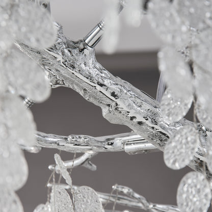 Shiro Noda Crystal Tree Branch Linear Chandelier 72"