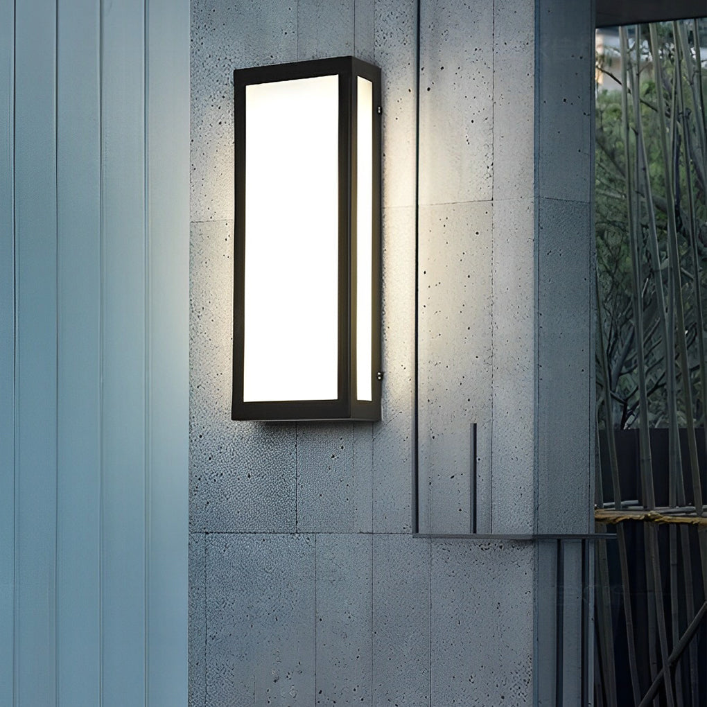 Solaris Rectangular Waterproof Outdoor Wall Light