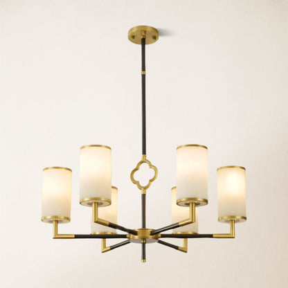 Moral Multi-layer Branda Alabaster Round chandelier 27"D