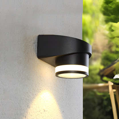 Aegisgleam Round Up Down Outdoor Wall Light