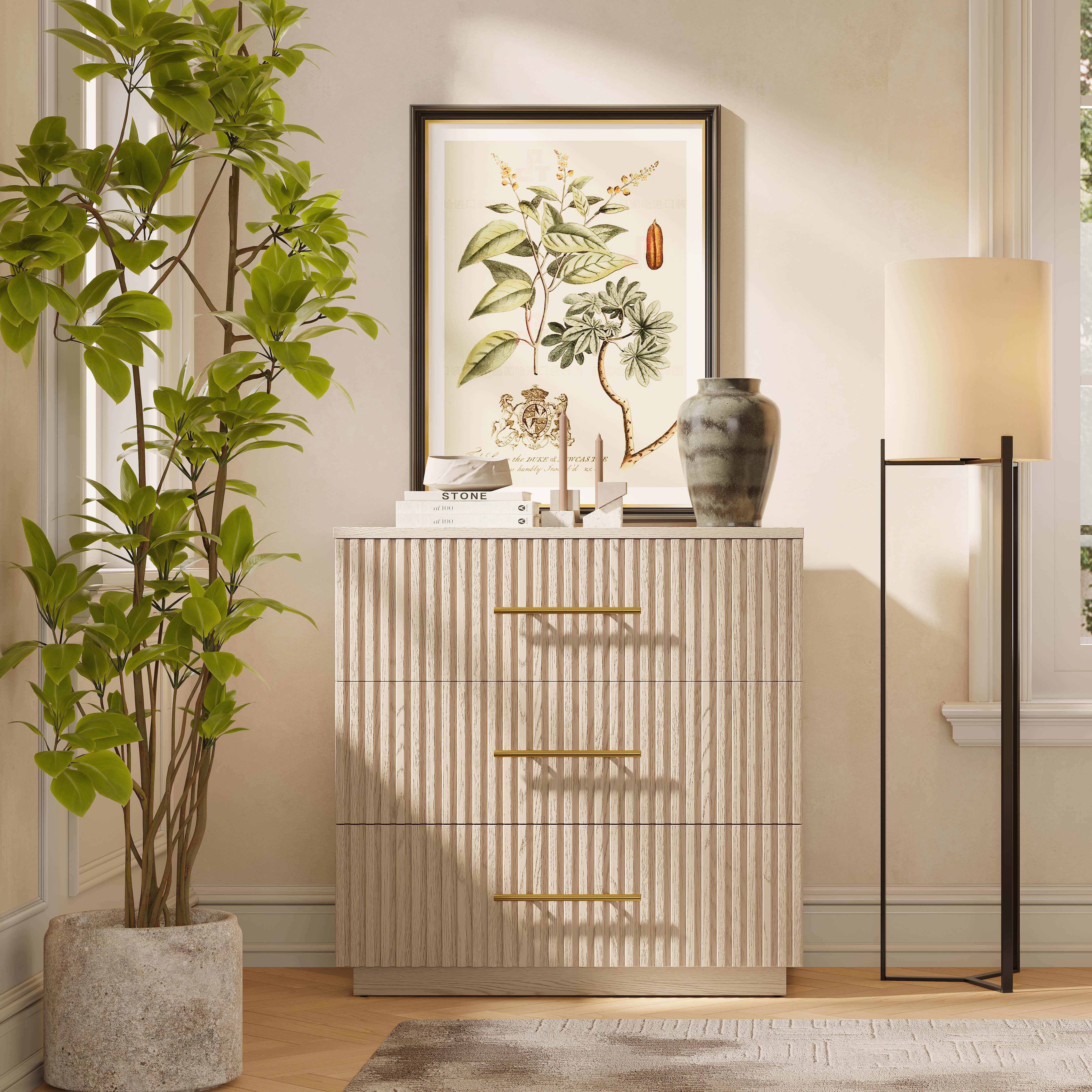 Holt 32" Oak Drawer Chest