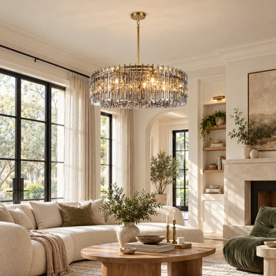 Cirelle Glass Round Chandelier 45.9"D