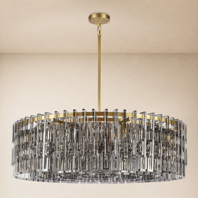 Cirelle Crystal Round Chandelier 45.9"D 