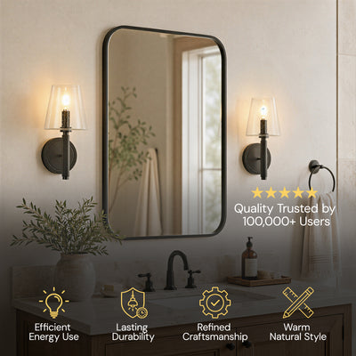 Evora Bubble Glass Wall Sconce