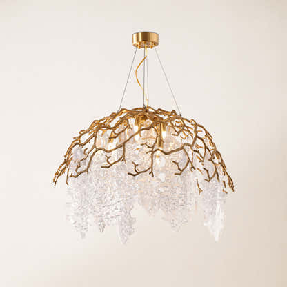 Aurevia Dome Glass Chandelier