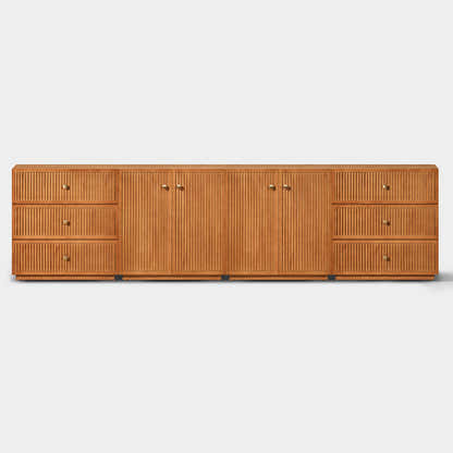 Avery Oak Modular Media Console 120"W