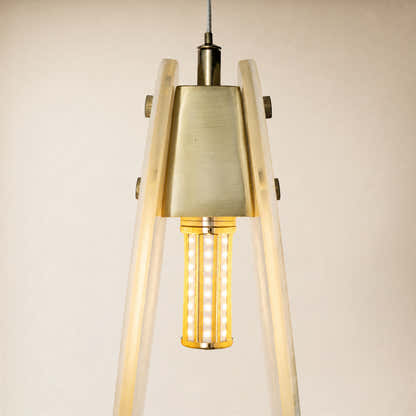 Pietra Marble Oval Pendant Light 5.9"D