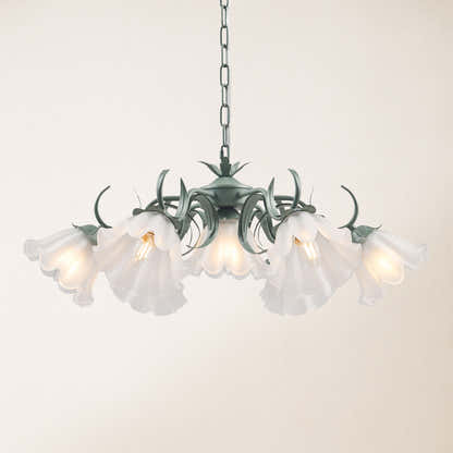 GlowMuse Crystal Round Chandelier 27"