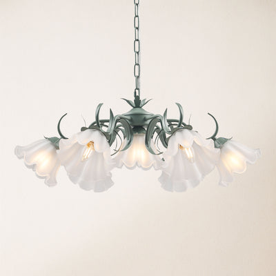 GlowMuse Crystal Round Chandelier 27"