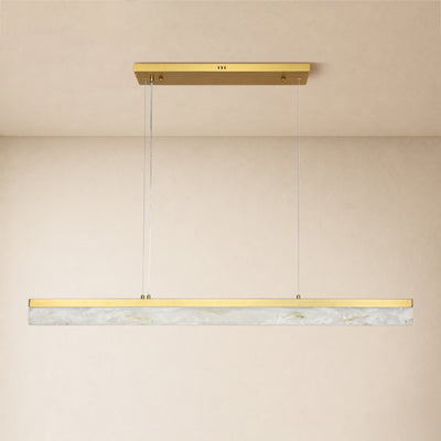 Solvane Resin Linear Chandelier 47.2"W